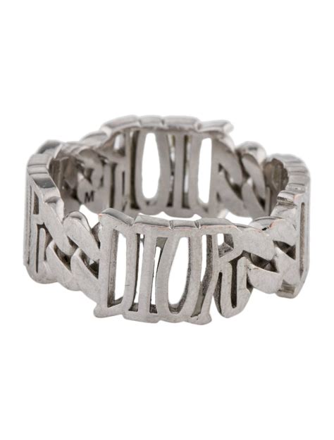 dior and shawn chain link ring|DIOR AND SHAWN Chain Link Ring Silver.